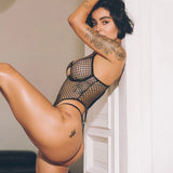 Luna Noir Fishnet Bodysuit