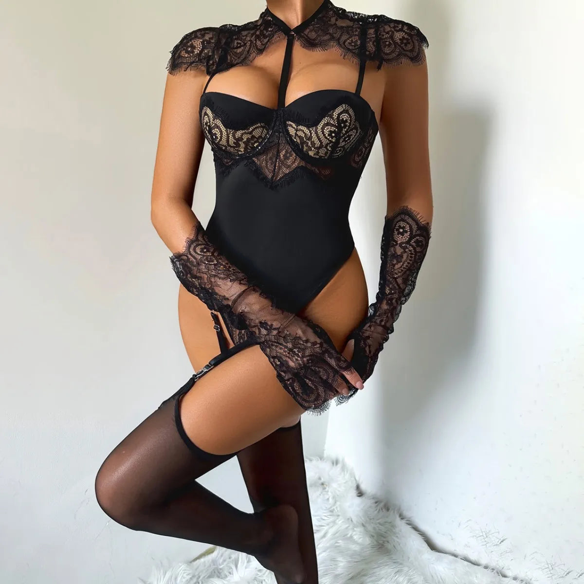 Noir Royale Corset Set