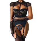 Noir Royale Corset Set