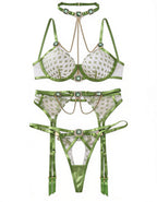 Luna Verde Luxe Lingerie Set