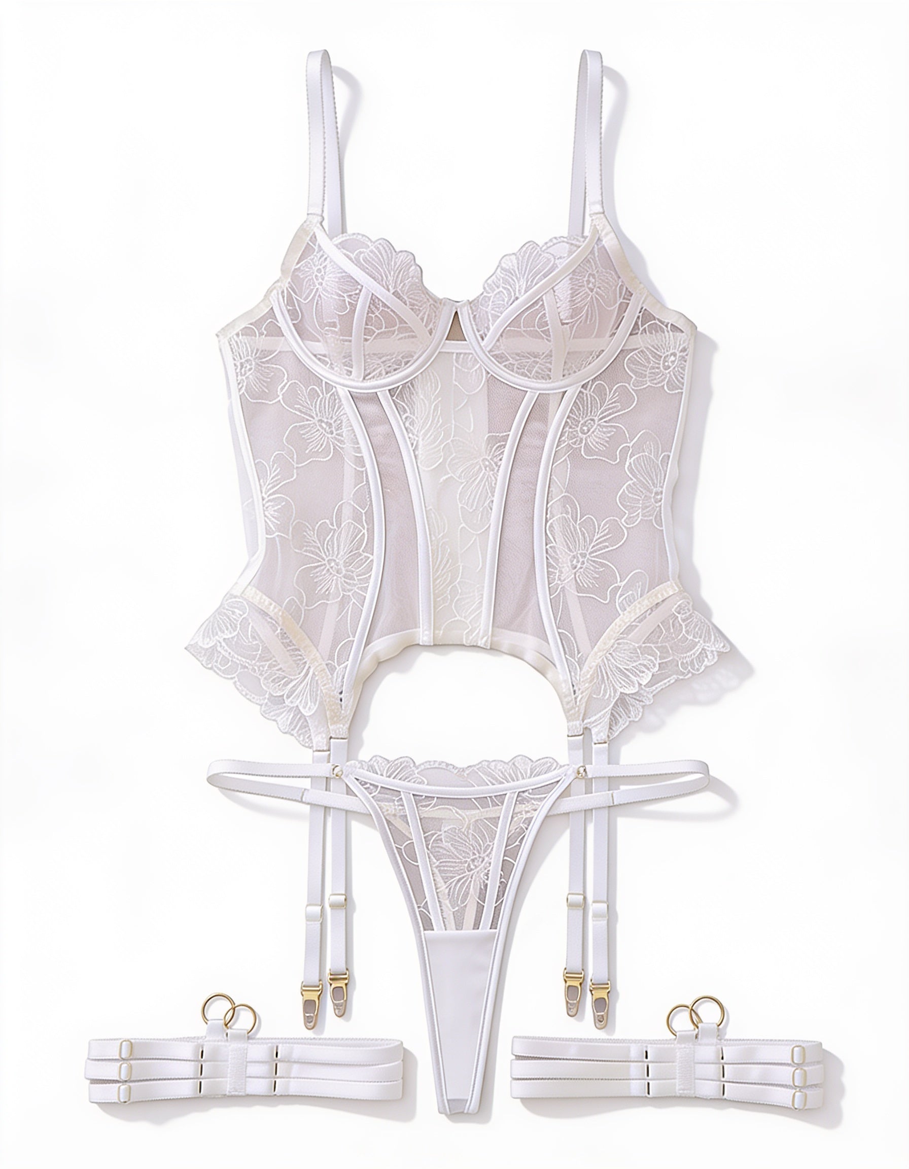Élise Blanc Corset Set
