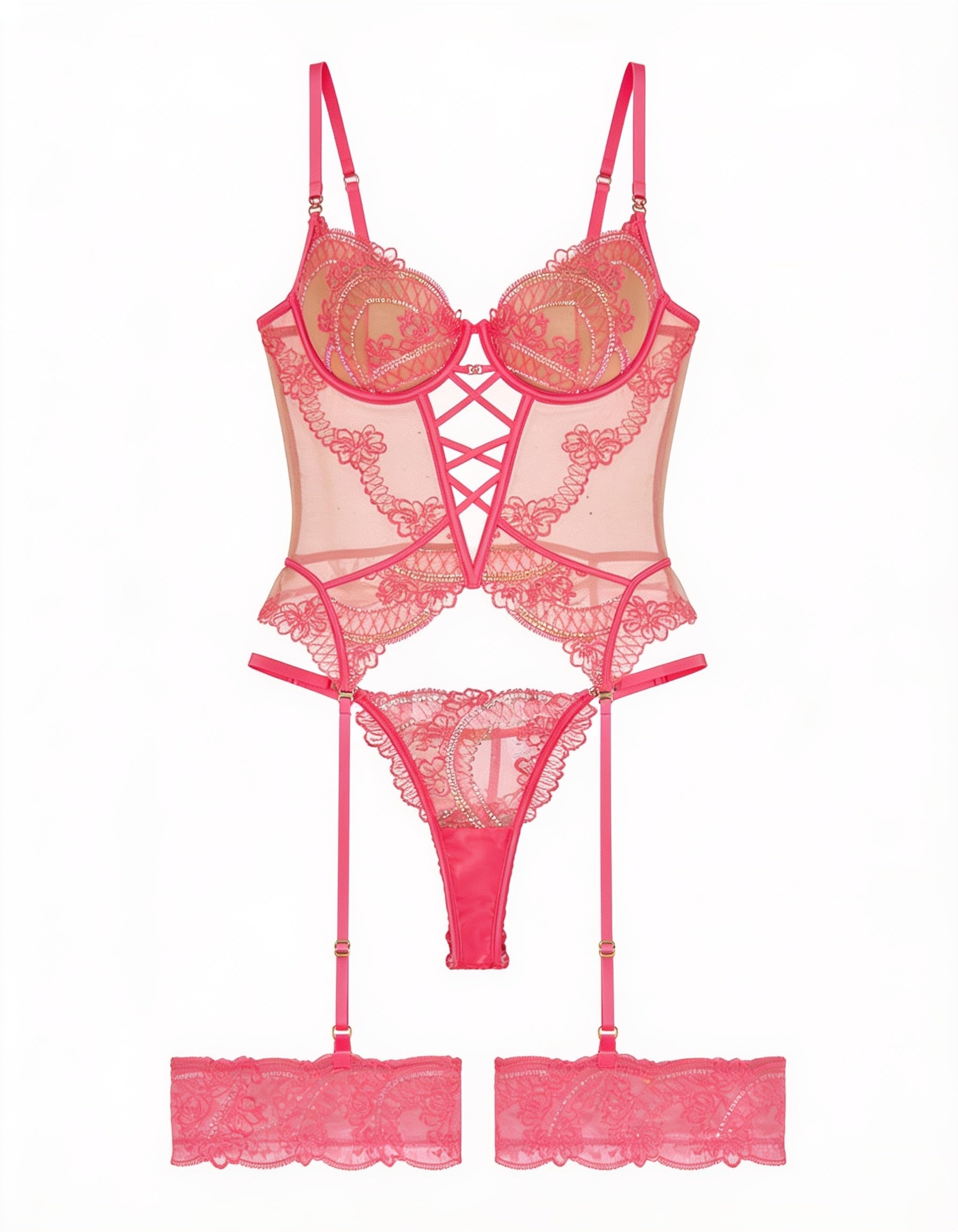 Camilla Blush Corset Set
